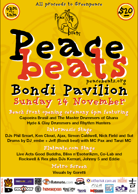 Peace Beats 2002 Bondi