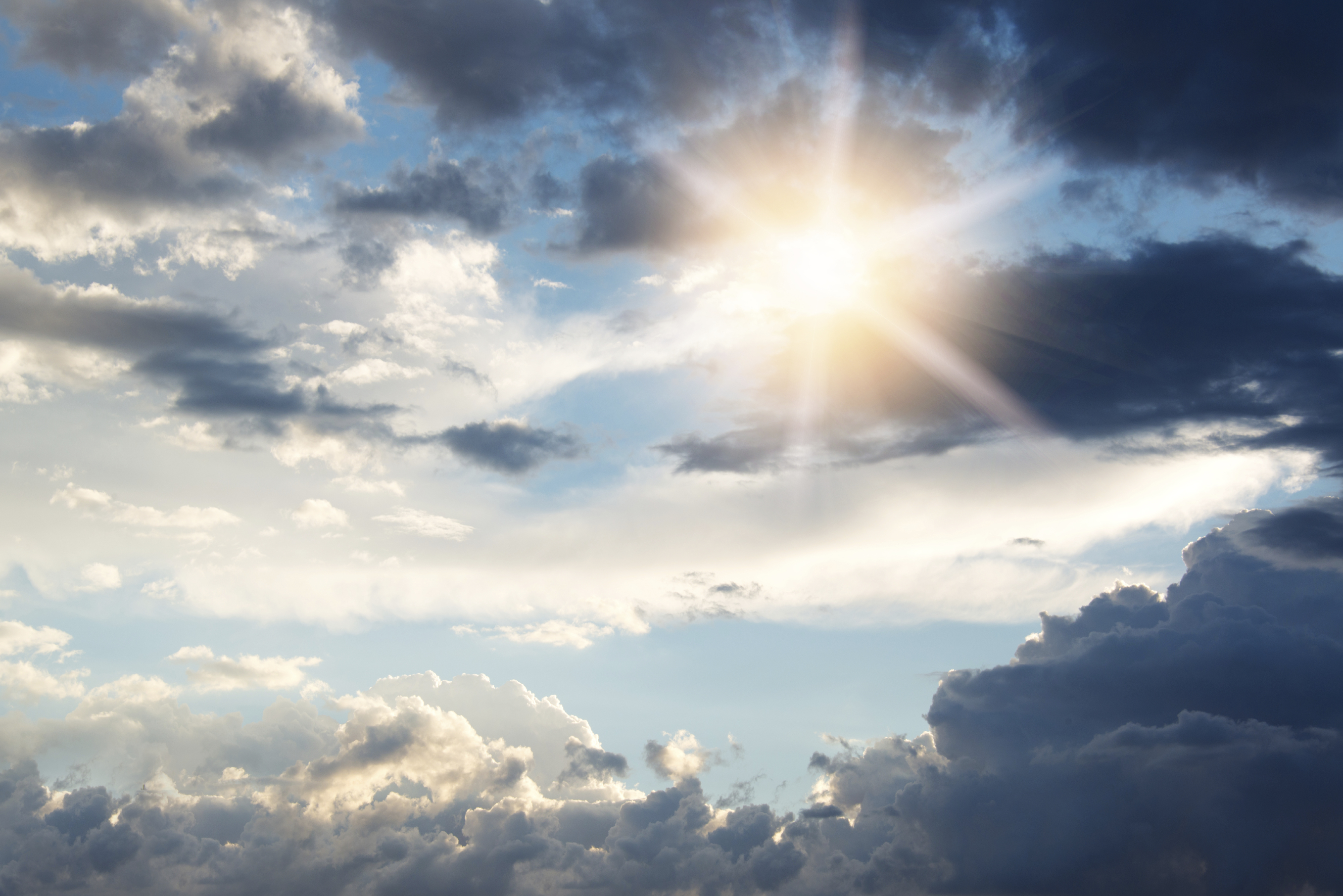 religious clouds in the sky