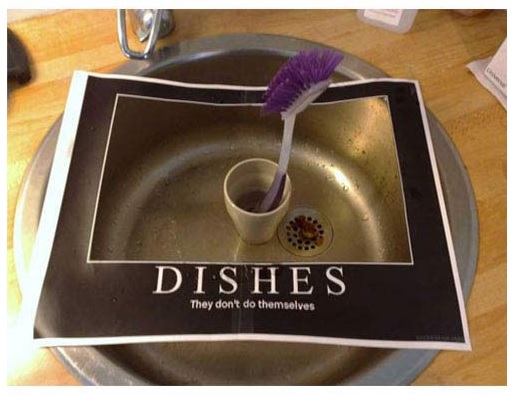 dirty dishes