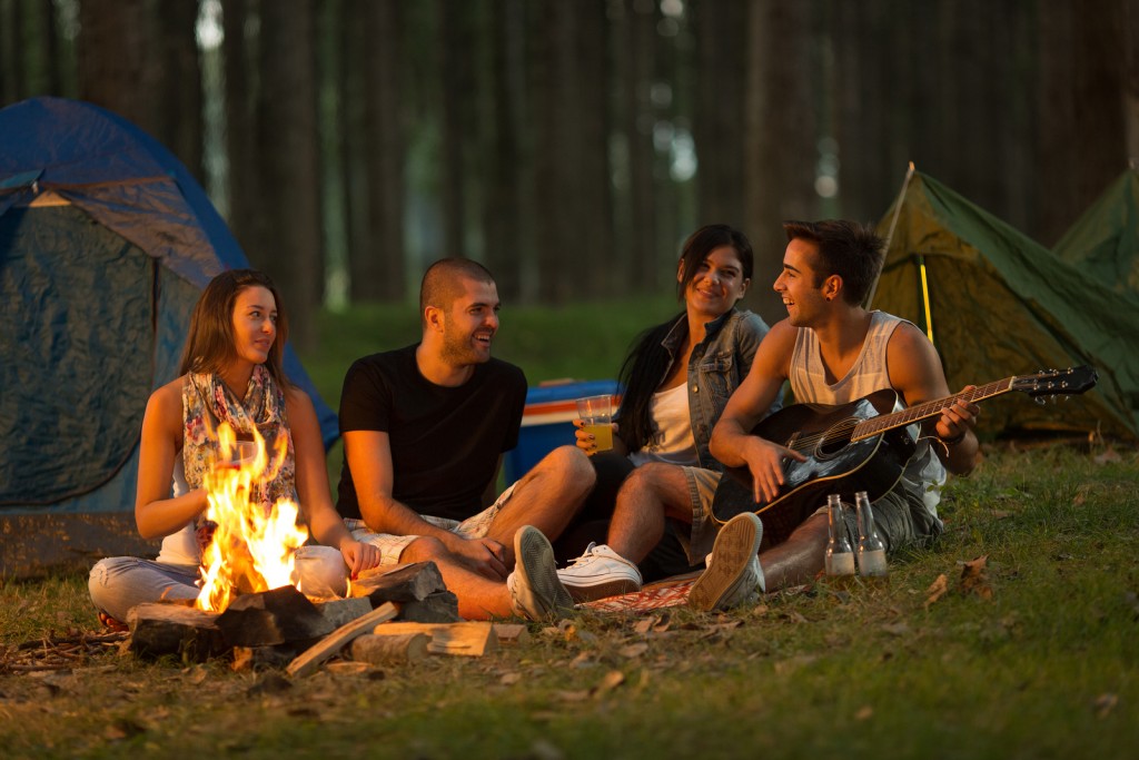 Friends Camping